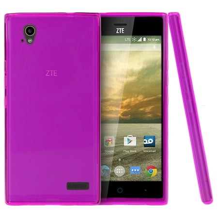 UPC 803214113432 product image for ZTE Warp Elite Case, [Hot Pink] Slim & Flexible Anti-shock Crystal Silicone Prot | upcitemdb.com