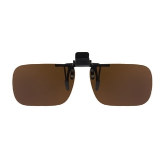 RSPD Clip-On Polarized Sunglasses - UV 400 Protection, Lightweight (8g), Hard Case Included