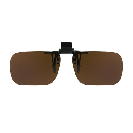 Polar Optical Optics Unisex FlipUps REC 58 ClipOns Sunglasses Black