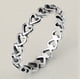 thumbnail image 3 of Anillo de corazón para mujer, bonita banda de corazón liso, delicado compromiso, promesa, anillos de boda, joyería, 3 of 5