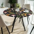 thumbnail image 2 of Round Elastic Tablecloth Fitted & Waterproof 36"-44" Round Tables, 2 of 6