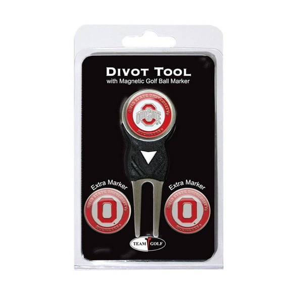 Ohio State Buckeyes Official NCAA Divot Tool Ball Marker by Team Golf 22845