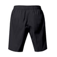 thumbnail image 6 of Men’s Cotton Linen Casual Shorts Beach Vacation Sports Cool Summer Bottoms, 6 of 6