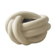 thumbnail image 4 of Funda para caja de pañuelos de cerámica, accesorios de baño, decoración del hogar, elegante almacenamiento de servilletas Color crema, 4 of 9