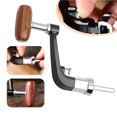 thumbnail image 2 of pitrice Fishing Reel Power Handle Grip Rotary Fishing Spinning Reel Handle Foldable Non-Slip Fishing Reel Grip Wooden Knob for Reel Replacement Grip Parts, 2 of 8