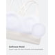 thumbnail image 3 of Sostén CRZ YOGA Butterluxe con espuma moldeada y doble tirante blanco XL, 3 of 5