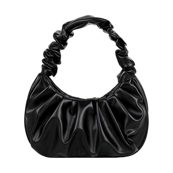 Matoen Shoulder Bags for Women, Cute Soft Small Clutch Purses, PU Leather Shoulder Tote Dumpling Bags with Pockets