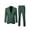 Green, variant on Mens Suits Slim Fit 2 Piece Formal Two Button Single Breasted Tuxedo for Men Wedding Casual Business Jacket Pants