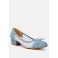 thumbnail image 2 of Orami Rhinestone Detail Denim Ballerinas, 2 of 6