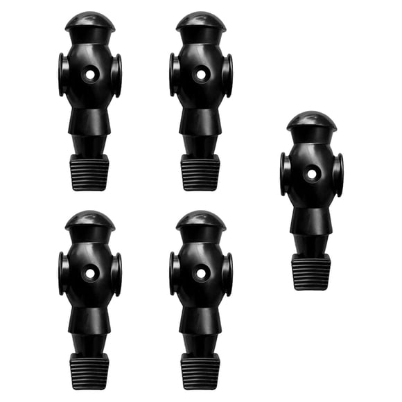 tamizeot Foosball Players Replacement for Soccer Machine Games Accessories Black Table Toys Black 10.7x3.6cm