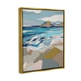 thumbnail image 3 of Stupell Industries Rolling Beach Waves Abstract Shore Graphic Art Metallic Gold Floating Framed Canvas Print Wall Art, Design by Nikita Jariwala, 3 of 6