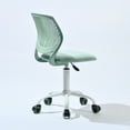 thumbnail image 3 of Homy Casa Adjustable Teen Desk Chair with Wheels, Swivel Task Chair with Mesh Back, Morandi Aqua, 3 of 10