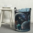 thumbnail image 6 of ZICANCN Laundry Basket Organizer, Galaxy Track Track Collapsible Hamper for Bathroom Bedroom Laundry Room, Medium Size, 6 of 7