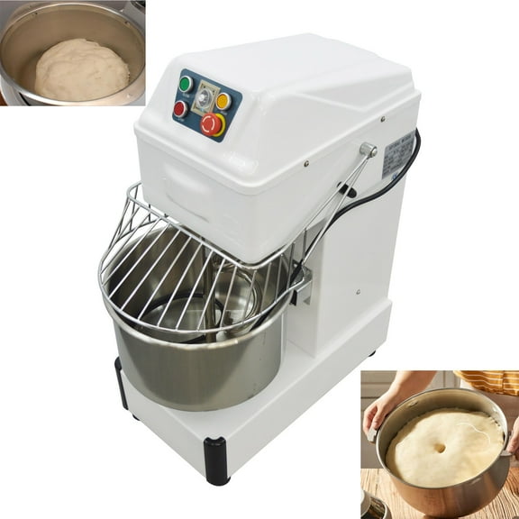 Mixer Kneading Machine Dough Food Maker Two-Speed Double-Acting Automatic Stainless 1.5KW
