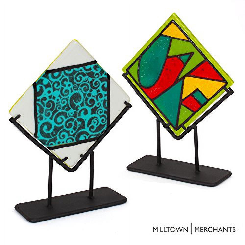 Milltown Merchants Black Metal V-Stand (Medium, 1 Pack)