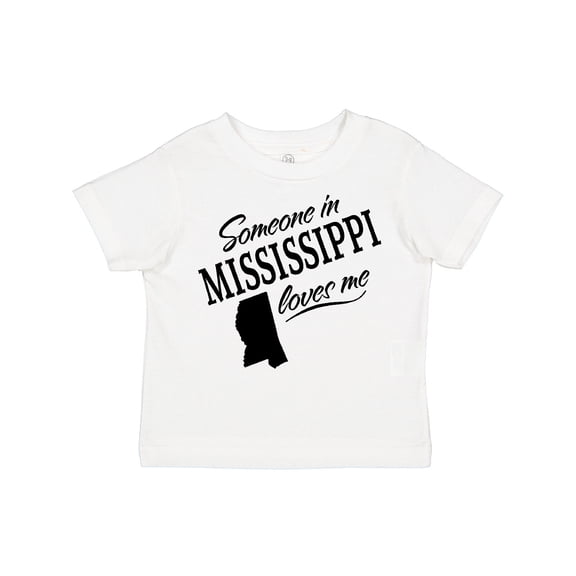 Inktastic Someone in Mississippi Loves Me Boys or Girls Toddler T-Shirt