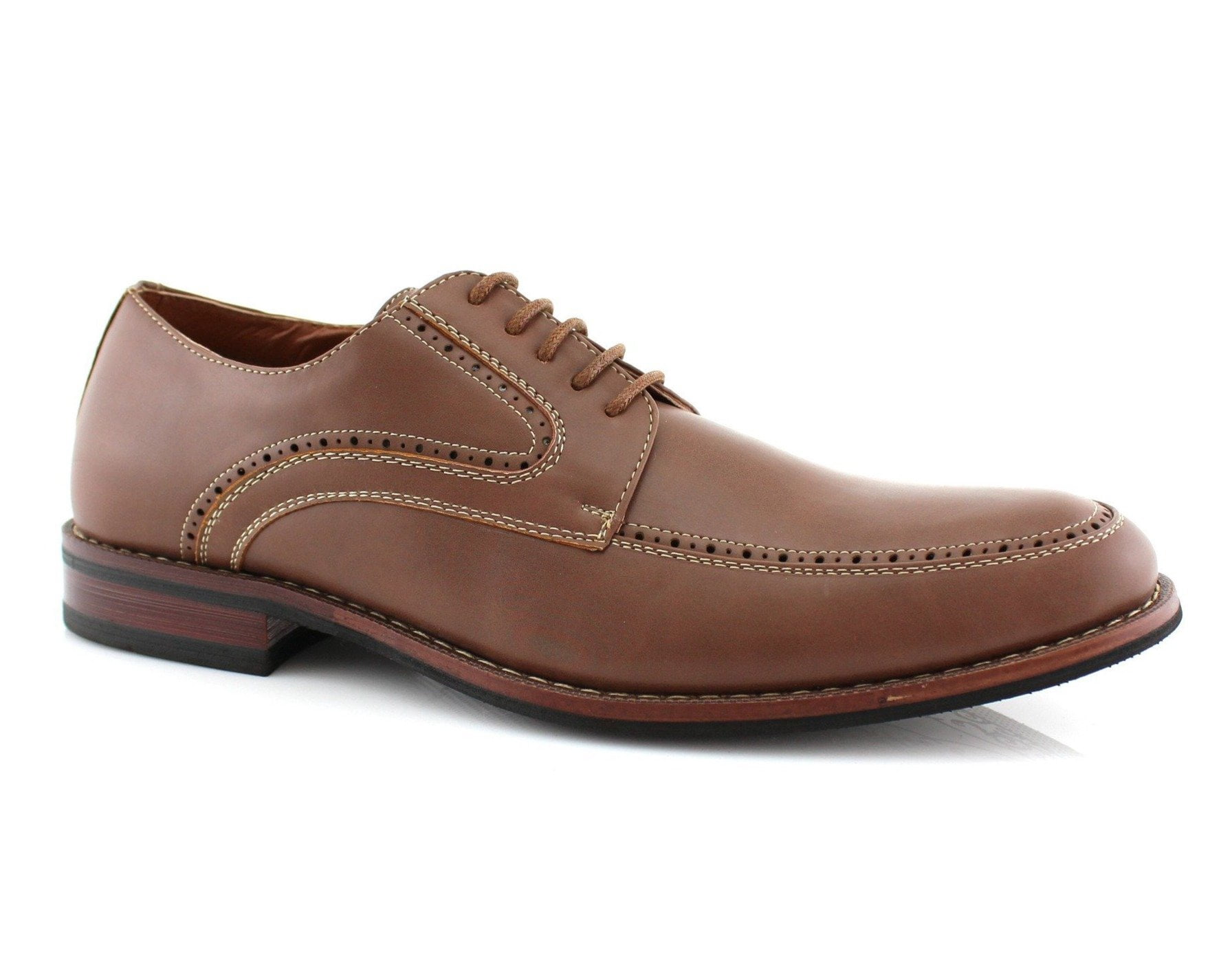 Brogues Wing Derby Shoes | Allus | Ferro Aldo Men's Business Shoes 7 / Brown