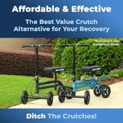 Economy KneeRover® Steerable Knee Scooter Black (MatteBlack)