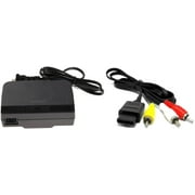 Video Game Accessories AC ADAPTER POWER SUPPLY & AV CABLE CORD FOR NINTENDO N64 BUNDLE (BRAND NEW)