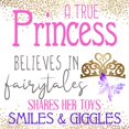 thumbnail image 2 of Allen, Kimberly 12x12 White Modern Wood Framed Museum Art Print Titled - A Princess 2, 2 of 4