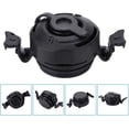 thumbnail image 3 of DEWIN Intex Air Mattress Plug, Intex Inflatable Valve Cap, Inflatable Valve Intex Air Mattress Plug - 3 in 1 Air Valve Secure Seal Cap for Intex Inflatable Airbed Mattress Black, 3 of 7