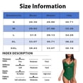 thumbnail image 3 of One Piece Swimsuit for Women Bathing Suits Twist Front Cutout Adjustable Straps Ruched Swimwear (Red, M), 3 of 5