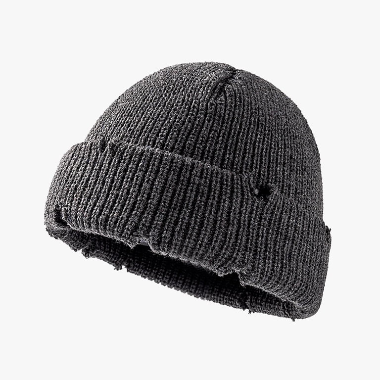 Penkiiy Beanie Hat Roll-up Edge Skullcap Fisherman Beanie  display picture 1