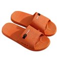 thumbnail image 4 of Womens Orange Cute Fish Slide Sandals Non Slip PVC Pool Beach Slippers Lightweight Summer Comfortable Open Toe Outdoor Bathroom Shoes,Size 7.5-8.5, 4 of 6