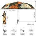 thumbnail image 3 of FORMRS Travel Umbrella Folding Auto Open Close Windproof Rain UV Protection, Bright Floral, 3 of 8