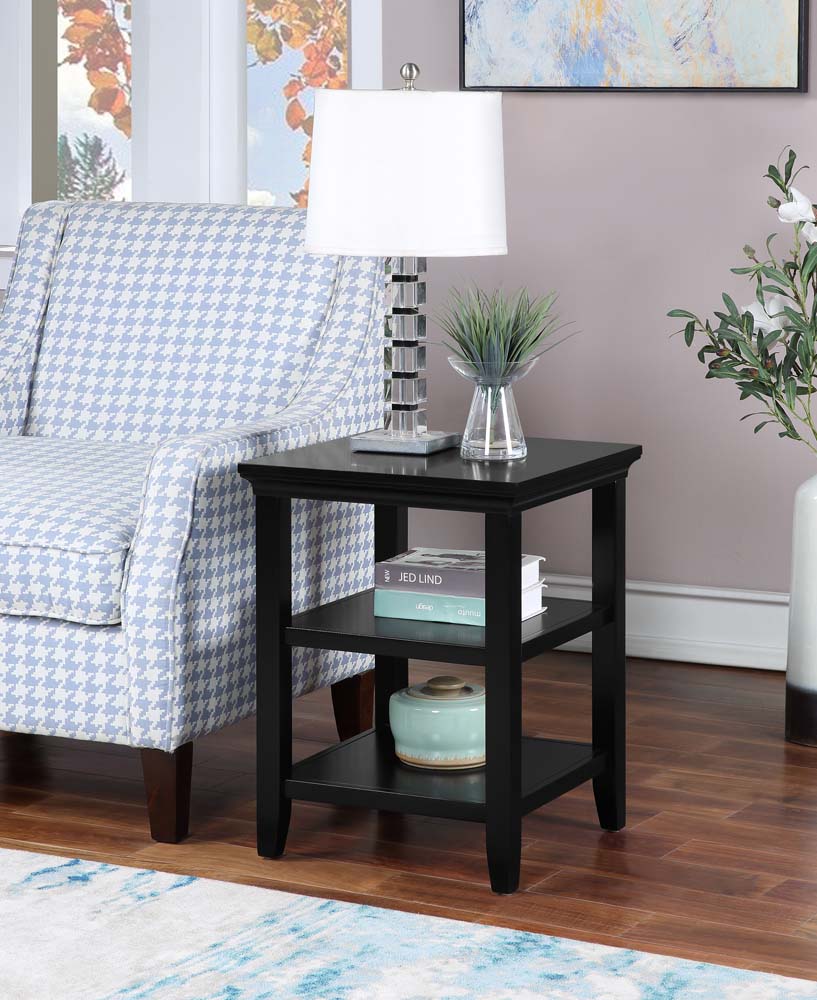 Convenience Concepts Tribeca End Table, Black