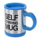 thumbnail image 4 of Taza agitadora eléctrica de acero inoxidable de 301-400 ml, taza de café automática para jugo de leche (azul), 4 of 5