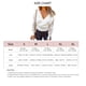 thumbnail image 5 of Suéter con cuello en V para mujer, diseño cruzado, costura de encaje, manga larga, Top de punto, suéter suelto para Otoño Invierno, 5 of 6