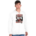 thumbnail image 4 of Popeye Let Your Hustle Do The Talking Zip Hoodie Sweatshirt Men Brisco Brands M, 4 of 6