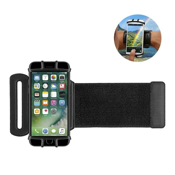 180° Rotatable Running Phone Armband :with Key Holder for Apple iPhone 11 Pro Max Xs XR X 8 7 6 6S Plus Samsung Galaxy S10 S9 S8 S7 Edge Note 8 Google Pixel,for Sports Workout Exercise Jogging