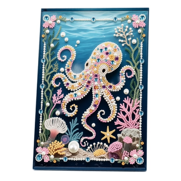 Pearl Diamond Art DIY Kit, Creative Bead Painting Craft Set, DIY Home Decoration Project for Wall Decor and Handmade Art Activities