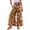 143#Light Brown, variant on Women Summer Beach Vacation Pants High Waisted Wide Leg Pants Printed Loose Flowy Casual Palazzo Lounge Trousers Royal Blue M