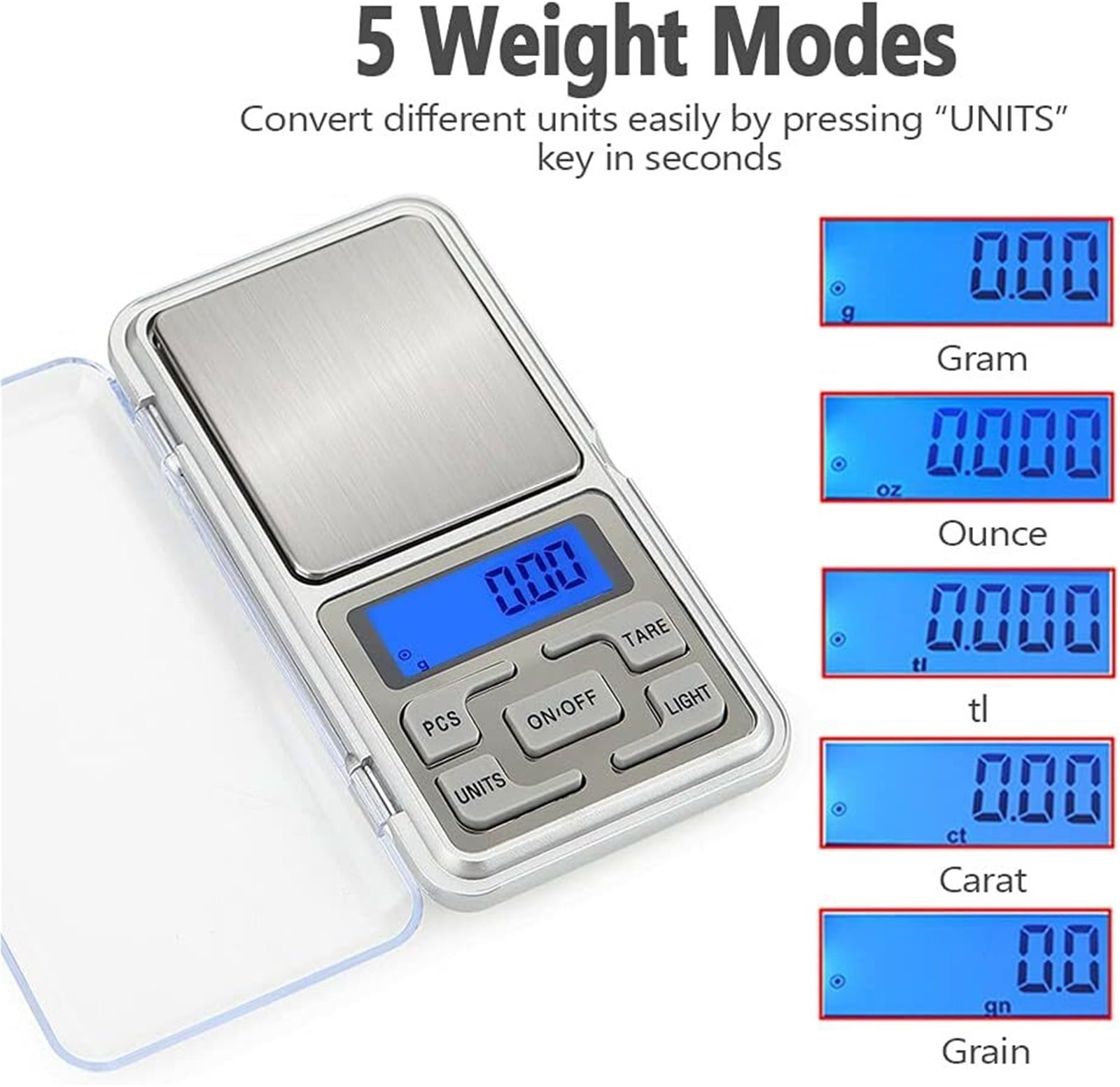 500g/0.01g Electronic Weight Scale Digital Balance Scale Pocket Weighing Scales For Kitchen ,Precise Weight