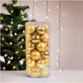 thumbnail image 7 of Triani 24 Pcs Christmas Tree Ornaments Set 1.57 Inch Glitter Tiny Christmas Tree Ornaments Gold Mini Christmas Tree Decoration for Xmas Tree Holiday Wreath Garland, 7 of 7