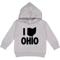 thumbnail image 2 of Inktastic I Love Ohio with State Silhouette Toddler Hoodie, 2 of 4