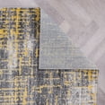 thumbnail image 4 of World Rug Gallery Distressed Abstract Design Area Rug - Yellow 5'x7', 4 of 9