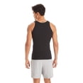 Hanes Men's Value Pack Black/Grey Tank Undershirts, 6 Pack