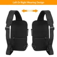 thumbnail image 6 of Men's Sling Backpack TeqHome Waterproof Anti-theft Shoulder Crossbody Chest Bag Messenger Sling Bag Daypack w/ USB Charging Port Black, 6 of 8