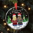 thumbnail image 4 of Personalized Best Friend Glass Ornament 2025 - Christmas Tree Decoration for Bestie - Friendship Gift for Female Friends, BFF, Soul Sister - Life is Better with Sister Ornaments, 4 of 6
