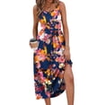thumbnail image 3 of Wiholl Summer Dresses for Women Flowy Casual Midi Dress Beach Vacation Sundresses with Pockets, 3 of 9