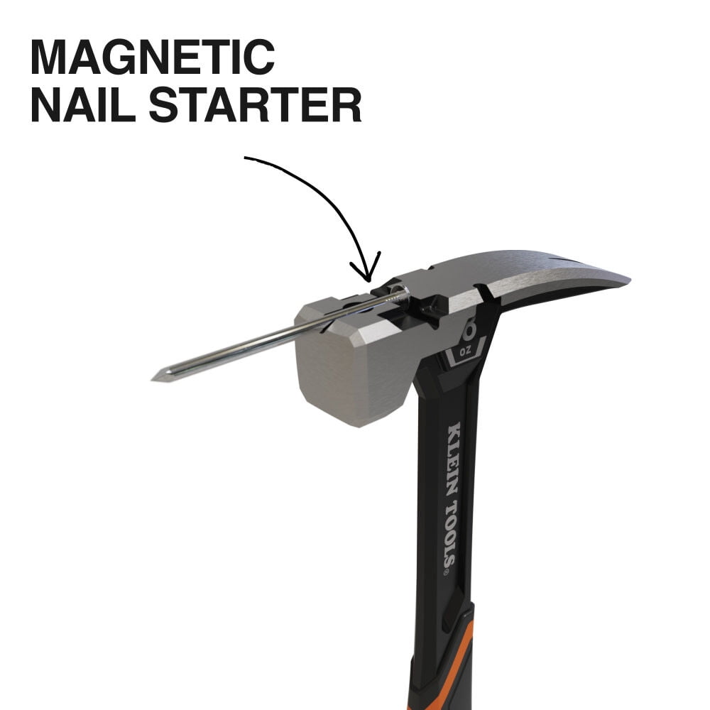 Klein Tools 18 Ounce Smooth Face Steel Claw Hammer