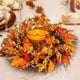 thumbnail image 3 of Corona de Otoño Hojas de Arce y Bayas JanHm Decoración de Halloween y Acción de Gracias, 3 of 5