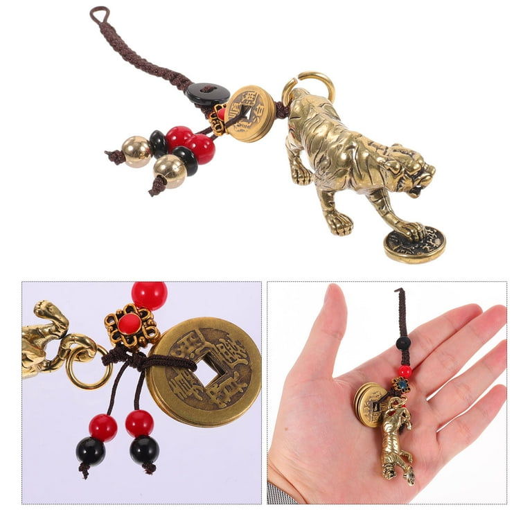 Tiger Keychain Chinese Style Zodiac Tiger Keychain Car