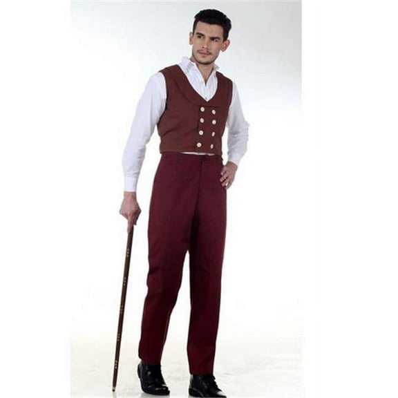 C1329 Canvas Classic Pants - Maroon - Small