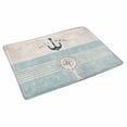 thumbnail image 2 of MKHERT Retro Nautical Anchor and Compass Ocean Lover Doormat Rug Home Decor Floor Mat Bath Mat 30x18 inch, 2 of 3