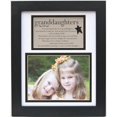 thumbnail image 2 of Granddaughters Poem Black Frame Holds 5x7 Photo - Perfect Grandparents Gift, 2 of 5